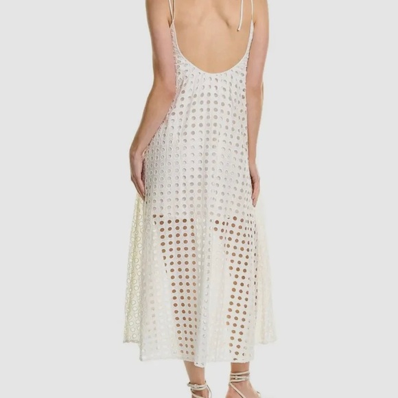 Solid and Stripe ivory Stella eyelet Dress szLG NWT - Picture 3 of 5